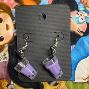 Boba Drink Earrings